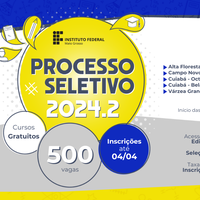 Processo Seletivo - cursos de graduacao do IFMT